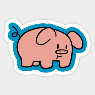 Pouty Piggy Sticker